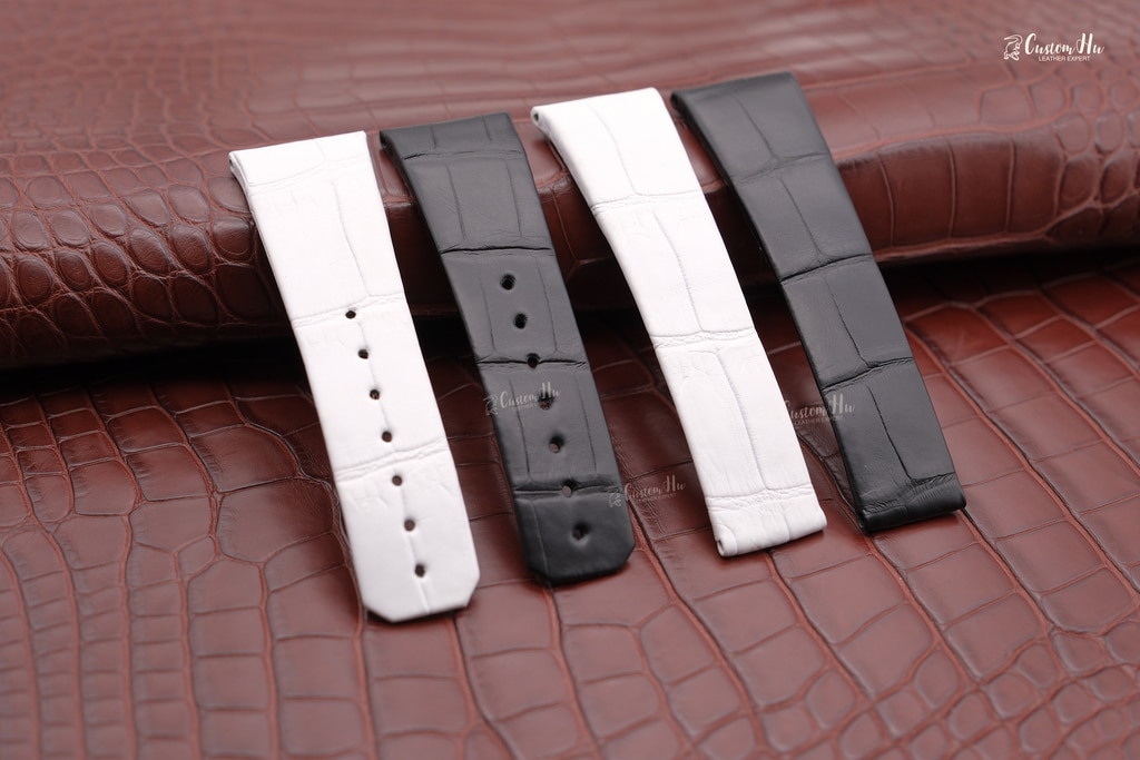 Compatible with Omega Constellation Quartz Strap 23mm Alligator leather strap