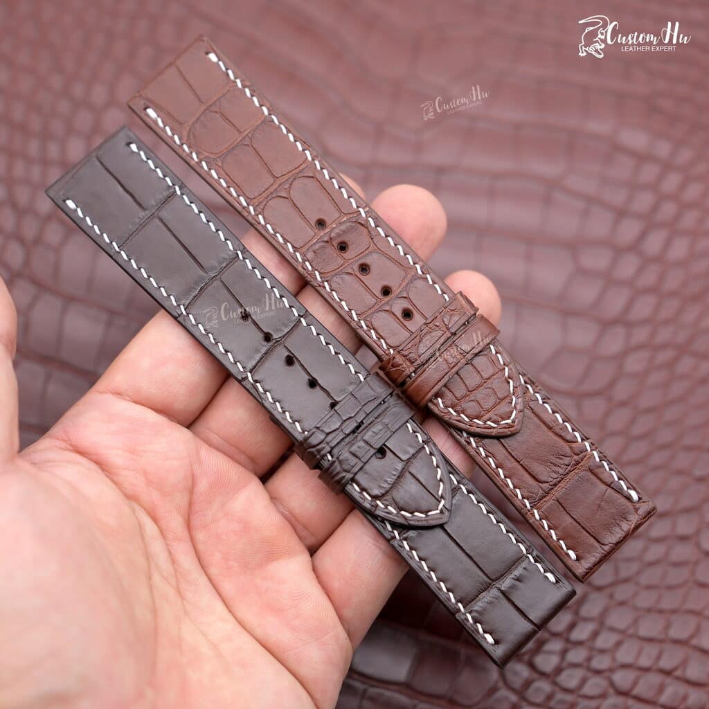 Apple Watch strap 44mm42mm 40mm38mm Alligator leather strap