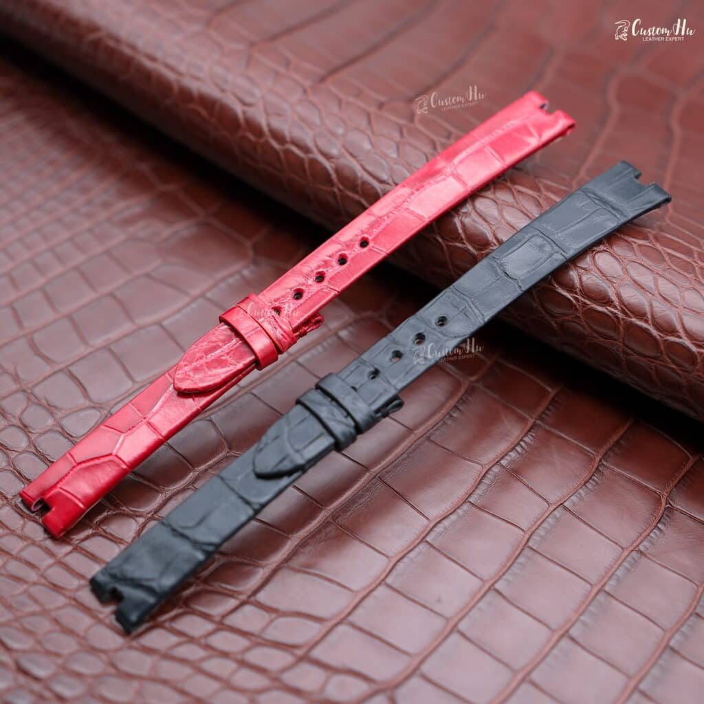 Bulgari Bzero1 Watch strap 13mm 16mm Alligator Leather strap
