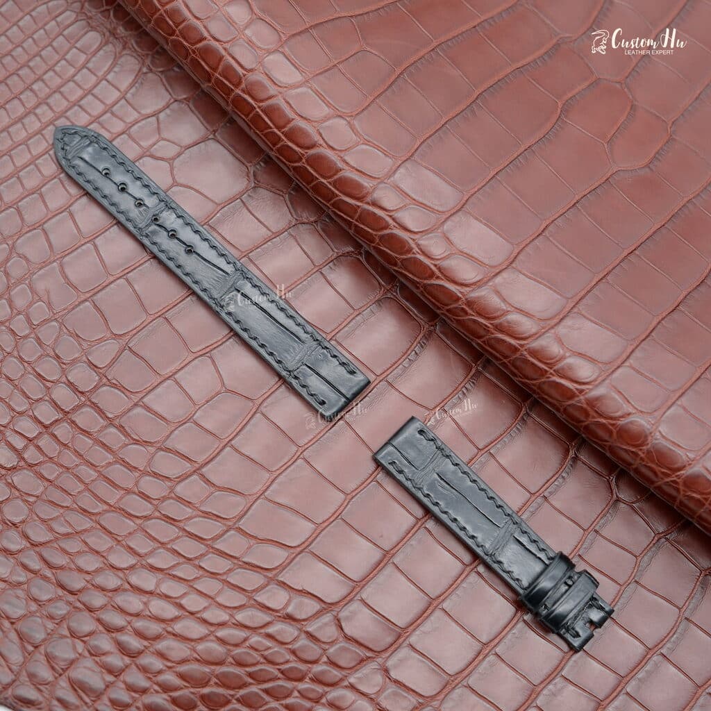 Chopard Happy Sport strap 15mm 18mm Alligator leather strap