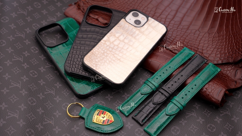 phone case iPhone series 13 14 Pro Max crocodile skin
