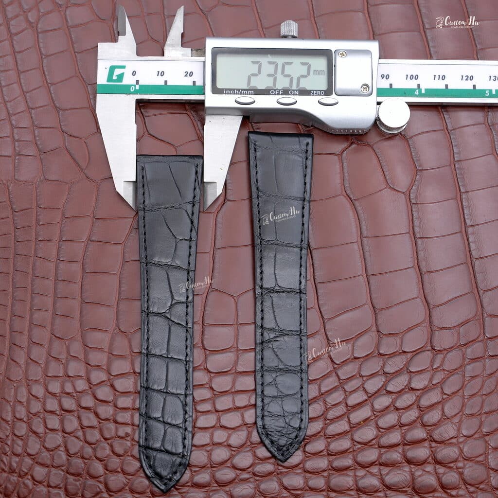 Cartier Calibre de Strap Cartier Chronograph Watch Strap 235mm Alligator leather strap