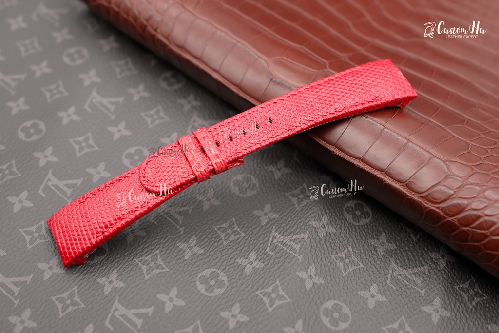Corum Bubble watch band Compatible with Corum Bubble watch band 24mm Lizard skin strap