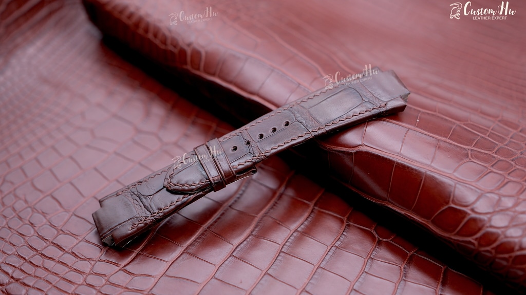 Girard Perregaux Laureato strap Compatible with Girard Perregaux Laureato strap 25mm Alligator leather strap