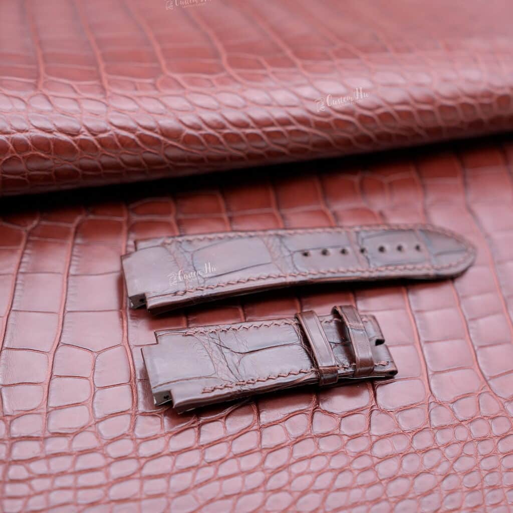 Girard Perregaux Laureato strap Compatible with Girard Perregaux Laureato strap 25mm Alligator leather strap