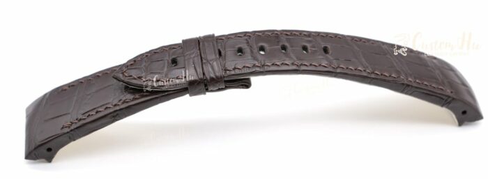 Compatible with Breguet Marine Royale Alarm strap 23mm Alligator leather strap