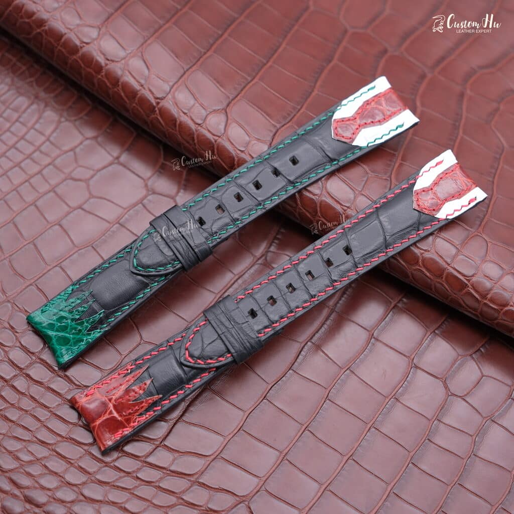 Konstantin Chaykin Joker strap Compatible with Konstantin Chaykin Joker strap 21mm Alligator leather strap