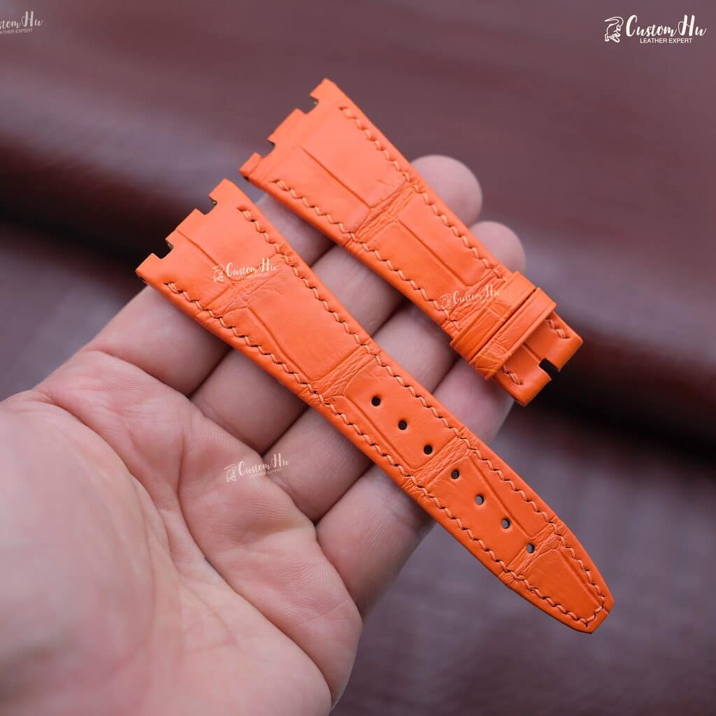 Audemars Piguet Royal Oak strap AudemarsPiguet RoyalOak Watch strap 26mm Alligator leather strap