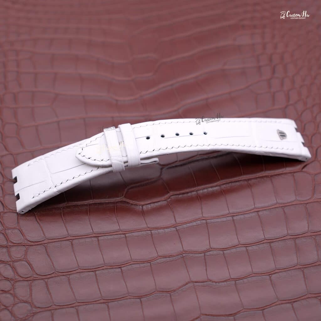 Compatible with Maurice Lacroix AIKON watch band 25mm Alligator leather strap