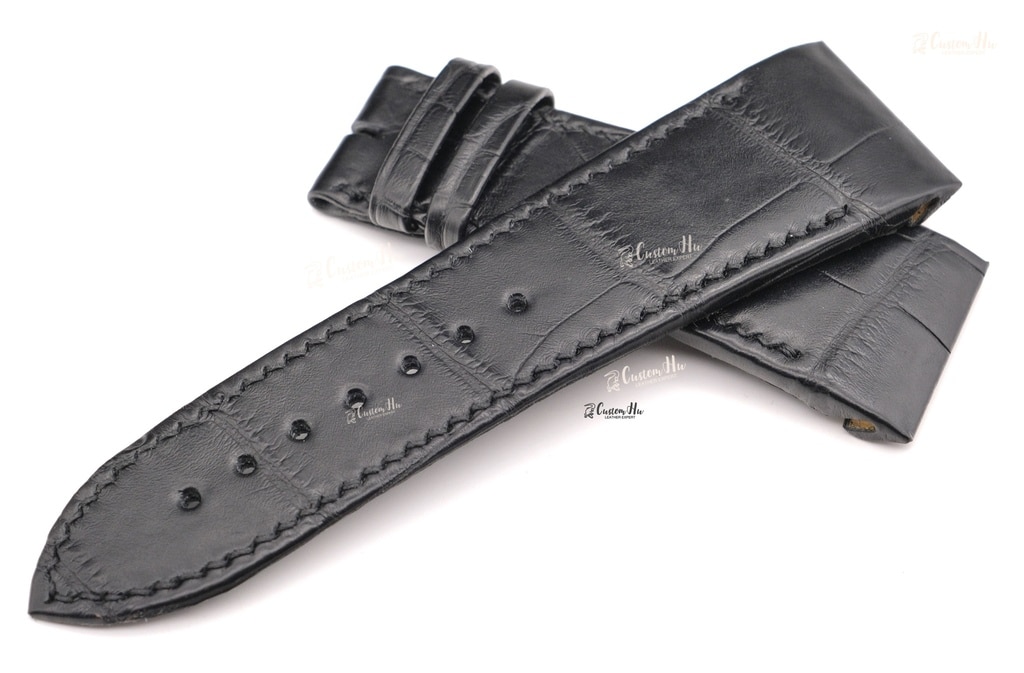 Compatible with Franck Muller Conquistador Cortez strap 27mm Alligator leather strap
