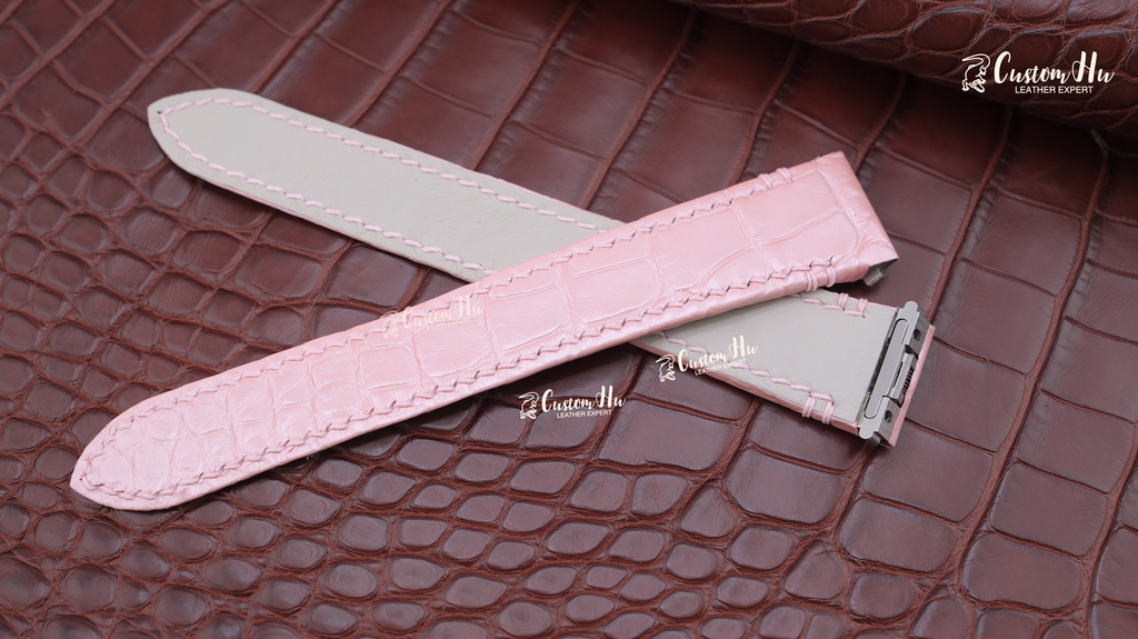 Personalized Customized Cartier Santos strap showcasing uniqueness