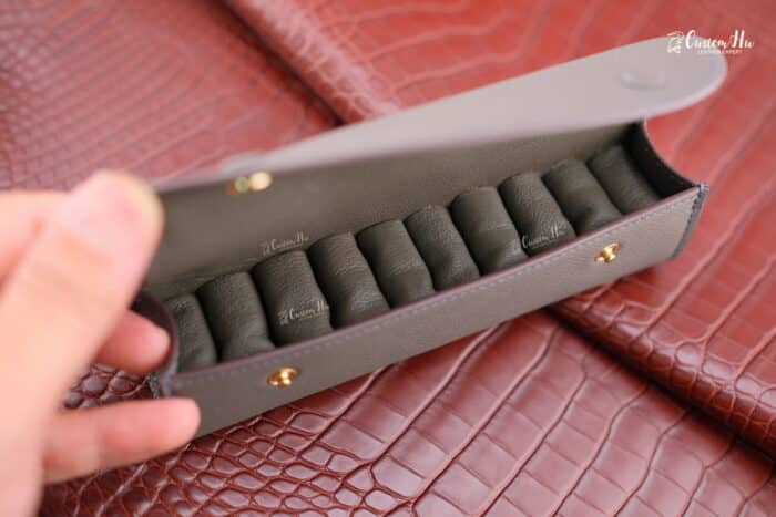 Customized genuine leather Ring Storage Bag