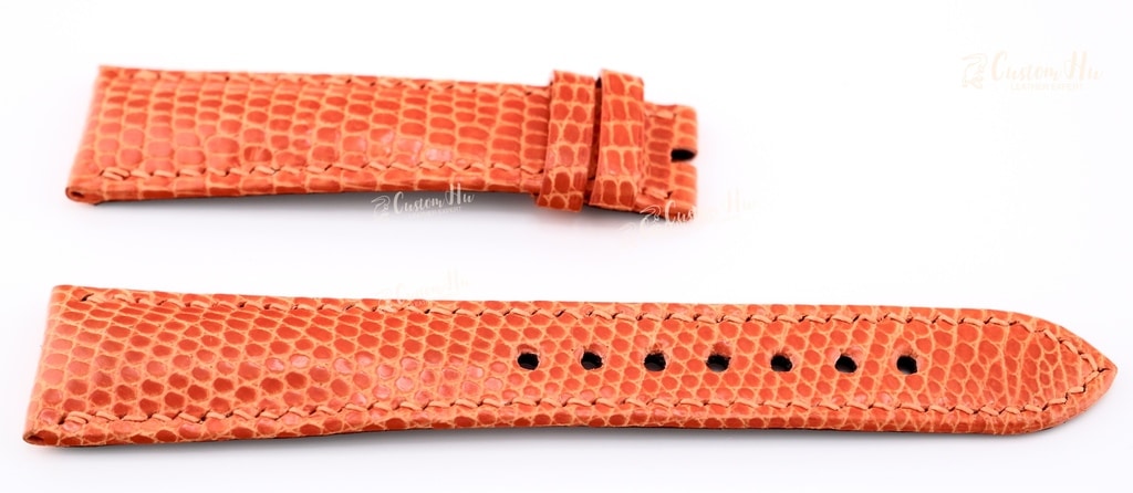 Custom watch leather strap crocodile shark ostrich lizard calf skin strap