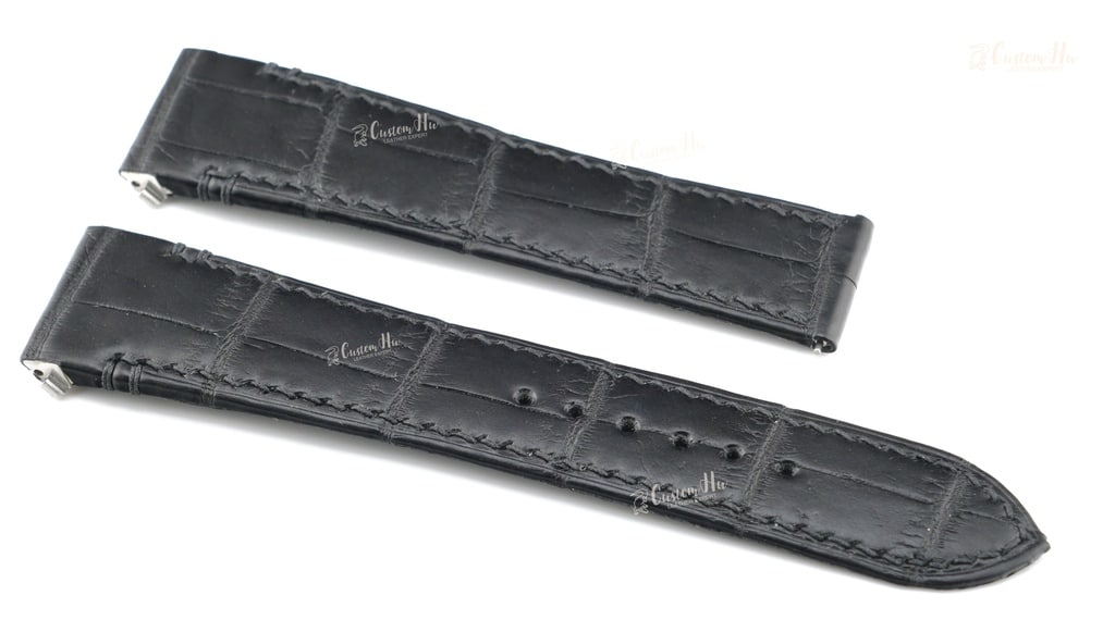 Cartier Santos WSSA0018 Strap 21mm 18mm Alligator Leather strap