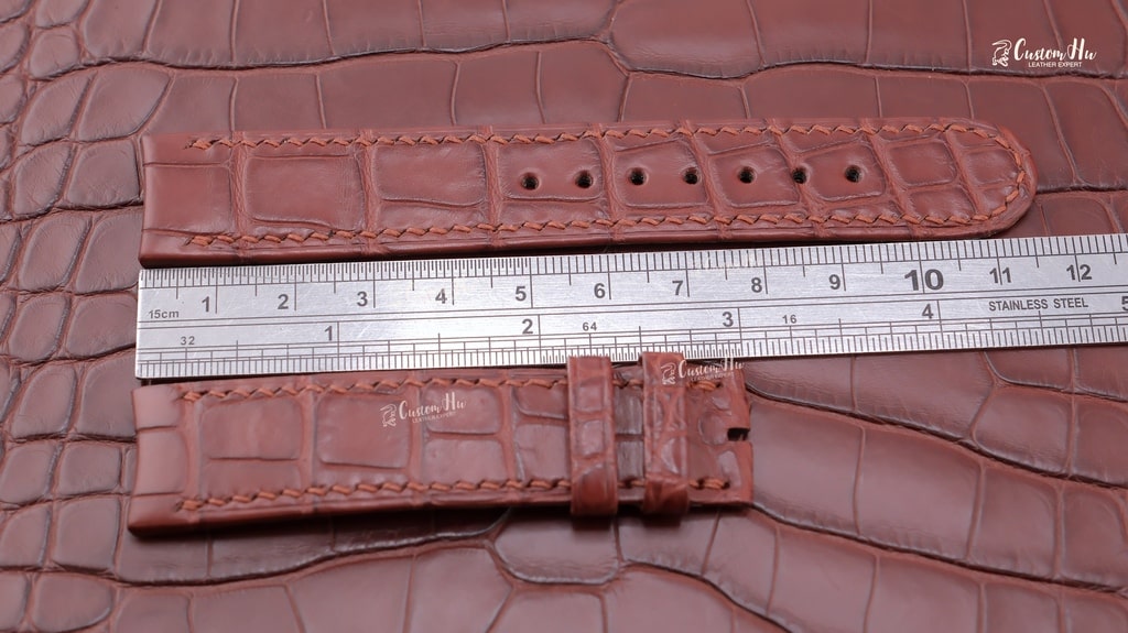 Ebel 1911 strap Ebel 1911 strap 19mm Alligator leather strap