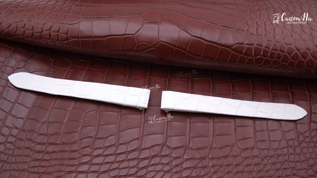 Cartier Roadster watch band lady 154mm Alligator leather strap