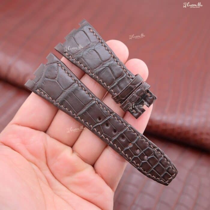 ap royal oak straps 26mm Alligator leather strap
