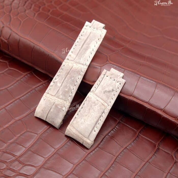 Rolex Daytona straps 20mm Alligator leather strap