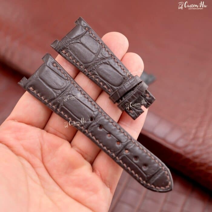 Girard Perregaux Laureato Strap 26mm Alligator Leather strap