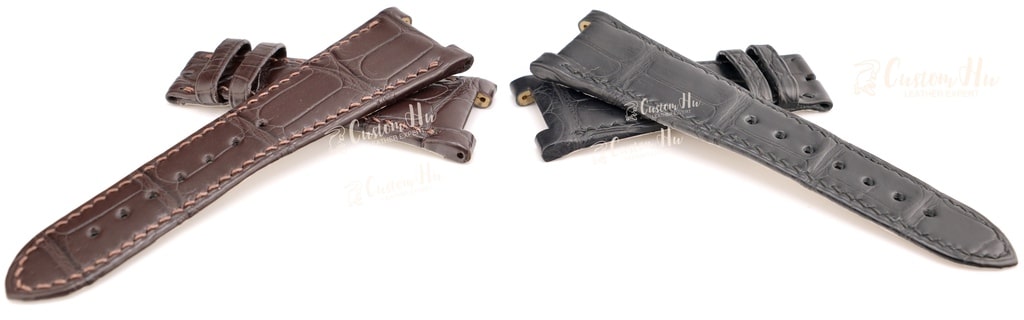 Girard Perregaux Laureato Strap 26mm Alligator Leather strap