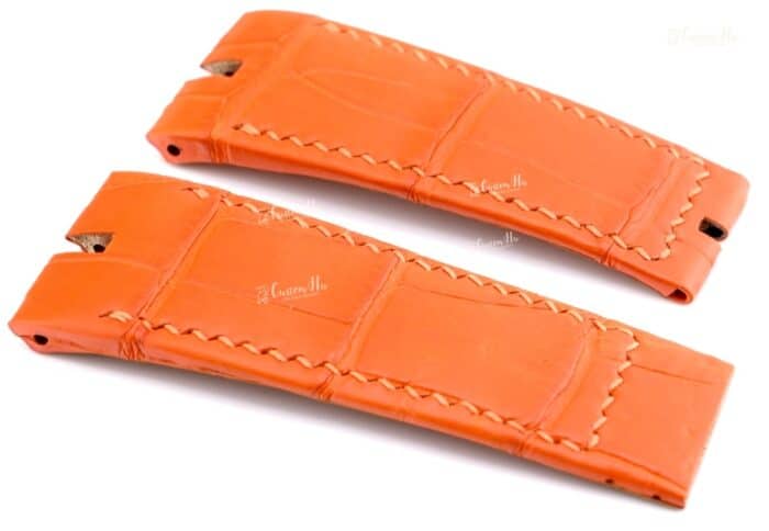 Roger Dubuis Easy Diver strap 27mm 24mm Alligator leather strap
