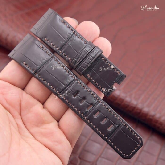 Corum Ti Bridge strap 237mm Alligator leather